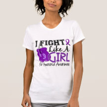 Anorexia I Fight Like A Girl 15.5 Tee Shirt