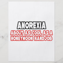 Anorexia...Not Cool Custom Flyer
