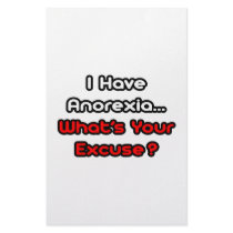 Anorexia...What's Your Excuse? stationery by Anorexia_Shirts Anorexia...What's Your Excuse? stationery
