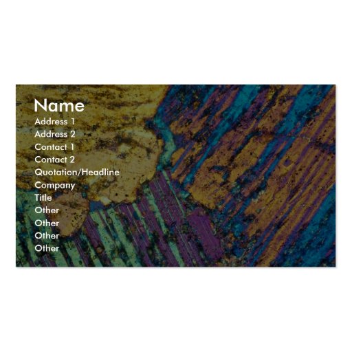 Anorthosite Business Card Templates