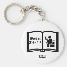 Another Book of John verse 1:2 Keychain