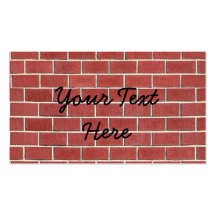 Another brick in the wall business cards