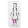 Another Creepy Girl Rack Card Template