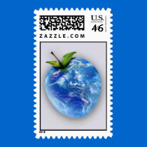 "Another Day on Earth" Postage Stamps
