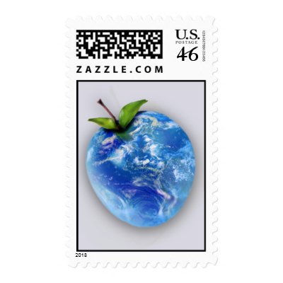 "Another Day on Earth" Postage Stamps by Zoey_London