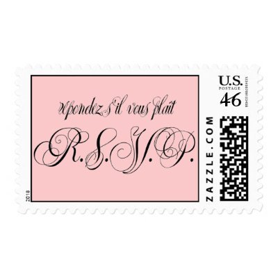 Another Fancy R.S.V.P. Stamp by sareejoh