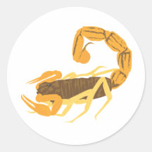 Another Gold and Brown Scorpion Stickers