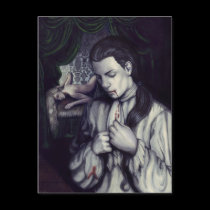 Another Ruined Cravat Postcard by elvenstarart Another Ruined Cravat Postcard