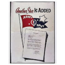 Another Star Is Added, Army Navy Full Color Flyer