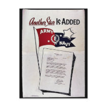 Another Star Is Added, Army Navy Postcard