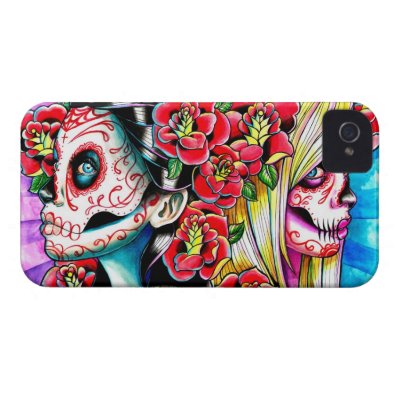 Another Time And Place Sugar Skull Girl IPhone 4 Case Mate Case Another Time And Place Sugar Skull Girl IPhone 4 Case Mate Case
