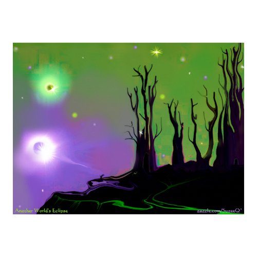 Another World's Eclipse poster print