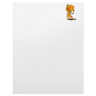 Anrgy Scary Alien Monster Custom Letterhead by alien_nation