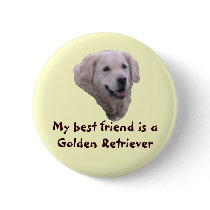 Anstecknadel "Golden Retriever" buttons