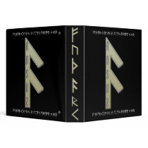 Ansuz Rune gold binders
