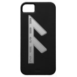 Ansuz Rune grey iPhone 5 Case