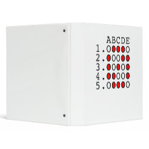 Answer Key Binder