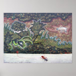 ant and grasshoper posters