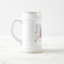 ant and happy star flag mugs