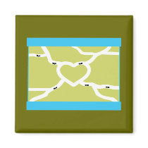 Ant Farm Love Fridge Magnets