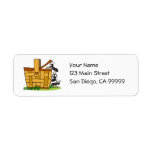 Ant Picnic Basket Return Address Labels