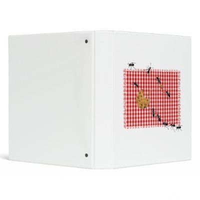 Ant Picnic Vinyl Binder by ElainePlesser
