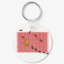 Ant Picnic keychains by ElainePlesser Ant Picnic keychains