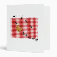 Ant Picnic Vinyl Binder