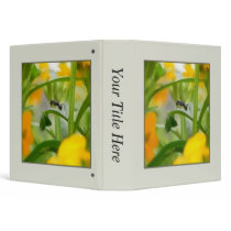 Ant Portrait With Siberian Wallflowers Vinyl Binder