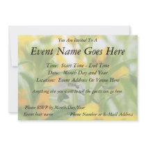 Ant Portrait With Siberian Wallflowers Personalized Announcements