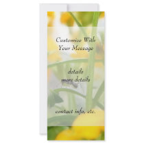 Ant Portrait With Siberian Wallflowers Personalized Rack Card