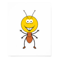 Ant Smiley Face posters by doonidesigns Ant Smiley Face posters