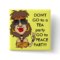 ANT-TEA PARTY PINBACK BUTTON