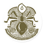 Ant Totem Round Stickers