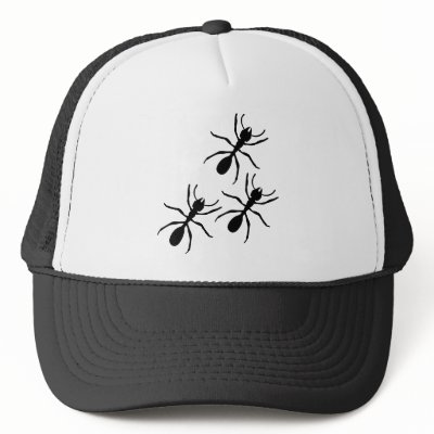 ant trail trucker hat by Tomaniac