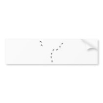 ant trail icon bumper stickers