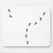 ant trail icon mouse pad