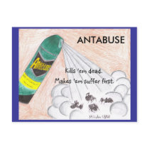 ANTABUSE postcard by MsMihalov ANTABUSE postcard