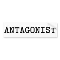 Antagonist Bumper Sticker
