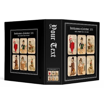 Antakamnia Skeletons 1898-99 3 Ring Binder by VintageCabaret