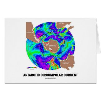 Antarctic Circumpolar Current (Ocean Current Map) Card