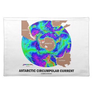 Antarctic Circumpolar Current (Ocean Current Map) Placemat
