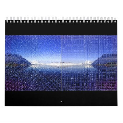 Antarctic Morning 2 Wall Calendar by abstract_3D_design