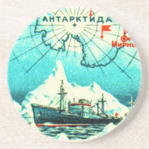 Antarctica 1956 drink coasters