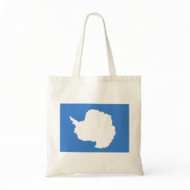 Antarctica Flag Canvas Bags