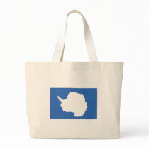 Antarctica Flag Tote Bag