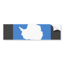 Antarctica Flag bumper stickers