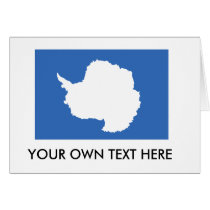 Antarctica Flag Greeting Cards