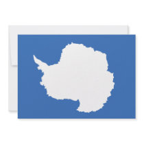 Antarctica Flag Personalized Announcements