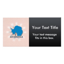 Antarctica Flag Map 2.0 Photo Card